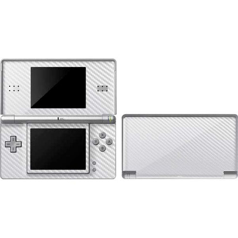 White Carbon Fiber Specialty Texture Material Nintendo Skins