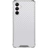 White Carbon Fiber Specialty Texture Material Galaxy A16 5G Clear Case