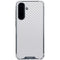 White Carbon Fiber Specialty Texture Material Galaxy A36 5G Clear Case