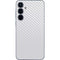 White Carbon Fiber Specialty Texture Material Galaxy A36 5G Skin