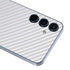 White Carbon Fiber Specialty Texture Material Galaxy A36 5G Skin