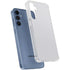 White Carbon Fiber Specialty Texture Material Galaxy A55 5G Clear Case