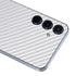 White Carbon Fiber Specialty Texture Material Galaxy A55 5G Skin