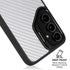 White Carbon Fiber Specialty Texture Material Galaxy S24 FE Kickstand Case