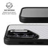 White Carbon Fiber Specialty Texture Material Galaxy S25 Kickstand Case