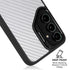 White Carbon Fiber Specialty Texture Material Galaxy S25 Plus Kickstand Case