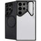 White Carbon Fiber Specialty Texture Material Galaxy S25 Ultra Kickstand Case