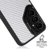 White Carbon Fiber Specialty Texture Material Galaxy S25 Ultra Kickstand Case