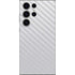White Carbon Fiber Specialty Texture Material Galaxy S25 Ultra Skin