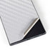 White Carbon Fiber Specialty Texture Material Galaxy S25 Ultra Skin