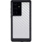 White Carbon Fiber Specialty Texture Material Galaxy S24 Ultra Waterproof Case