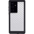 White Carbon Fiber Specialty Texture Material Galaxy S24 Ultra Waterproof Case