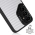 White Carbon Fiber Specialty Texture Material Galaxy S25 FE Kickstand Case