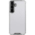 White Carbon Fiber Specialty Texture Material Galaxy S26 Clear Case