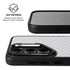 White Carbon Fiber Specialty Texture Material Galaxy S26 Kickstand Case