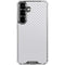 White Carbon Fiber Specialty Texture Material Galaxy S26 Plus Clear Case