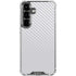 White Carbon Fiber Specialty Texture Material Galaxy S26 Plus Clear Case