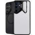 White Carbon Fiber Specialty Texture Material Galaxy S26 Plus Kickstand Case