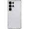 White Carbon Fiber Specialty Texture Material Galaxy S26 Ultra Clear Case