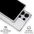 White Carbon Fiber Specialty Texture Material Galaxy S26 Ultra Clear Case