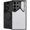 White Carbon Fiber Specialty Texture Material Galaxy S26 Ultra Kickstand Case