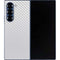 White Carbon Fiber Specialty Texture Material Galaxy Z Fold6 Skin