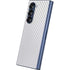 White Carbon Fiber Specialty Texture Material Galaxy Z Fold6 Skin