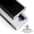 White Carbon Fiber Specialty Texture Material Galaxy Z Fold7 Clear Case