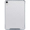 White Carbon Fiber Specialty Texture Material iPad 11th Gen (2025) Clear Case