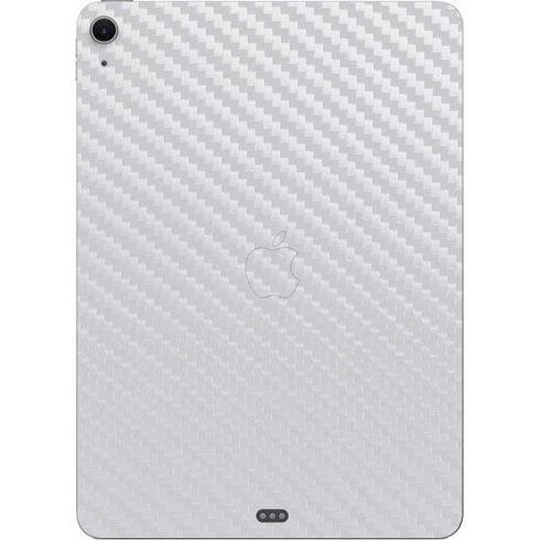 White Carbon Fiber Specialty Texture Material Apple iPad Air Skin
