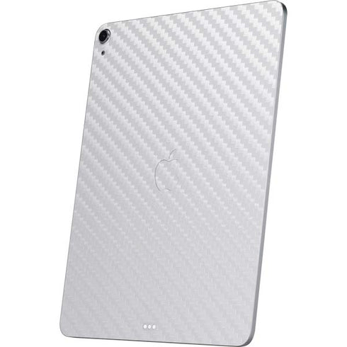 White Carbon Fiber Specialty Texture Material Apple iPad Air Skin