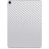 White Carbon Fiber Specialty Texture Material Apple iPad Pro Skin