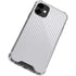 White Carbon Fiber Specialty Texture Material iPhone 12 Mini Clear Case
