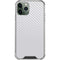 White Carbon Fiber Specialty Texture Material iPhone 12 Pro Clear Case