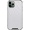White Carbon Fiber Specialty Texture Material iPhone 12 Pro Max Clear Case