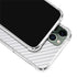 White Carbon Fiber Specialty Texture Material iPhone 12 Pro Max Clear Case
