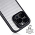 White Carbon Fiber Specialty Texture Material iPhone 13 Pro Max Kickstand Case