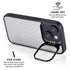 White Carbon Fiber Specialty Texture Material iPhone 14 Kickstand Case