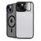 White Carbon Fiber Specialty Texture Material iPhone 14 Plus Kickstand Case