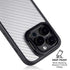 White Carbon Fiber Specialty Texture Material iPhone 14 Pro Max Kickstand Case
