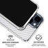 White Carbon Fiber Specialty Texture Material iPhone 15 Clear Case