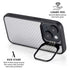 White Carbon Fiber Specialty Texture Material iPhone 15 Kickstand Case