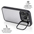 White Carbon Fiber Specialty Texture Material iPhone 15 Pro Kickstand Case
