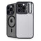 White Carbon Fiber Specialty Texture Material iPhone 15 Pro Max Kickstand Case