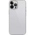White Carbon Fiber Specialty Texture Material iPhone 15 Pro Max Skin