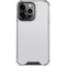 White Carbon Fiber Specialty Texture Material iPhone 16 Pro Clear Case