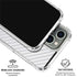 White Carbon Fiber Specialty Texture Material iPhone 16 Pro Clear Case