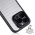 White Carbon Fiber Specialty Texture Material iPhone 16 Pro Kickstand Case