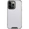 White Carbon Fiber Specialty Texture Material iPhone 16 Pro Max Clear Case