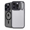 White Carbon Fiber Specialty Texture Material iPhone 16 Pro Max Kickstand Case